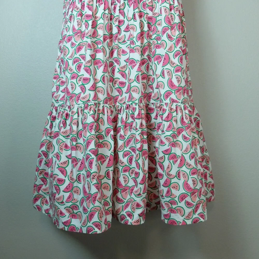 J Crew Factory Sleeveless Tiered Mini Dress in Cotton Poplin Size 2 - Picture 4 of 11